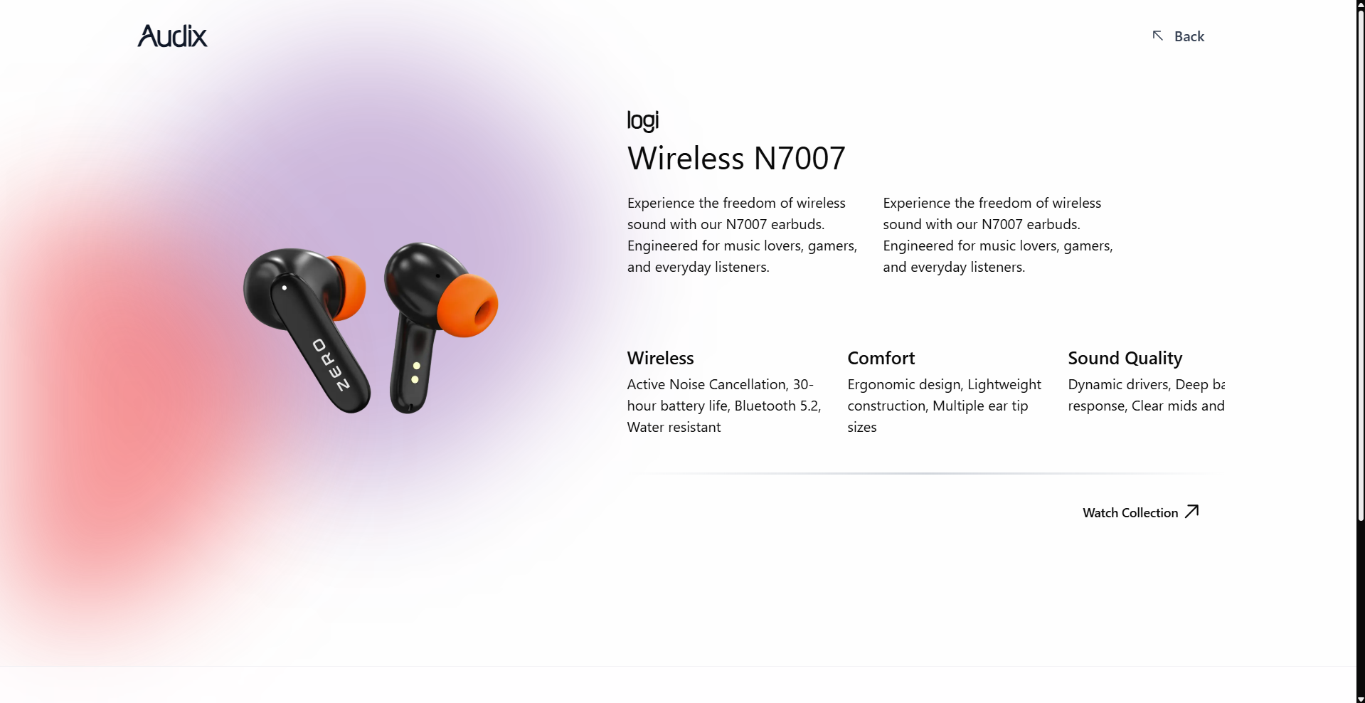 Audix screenshot 1